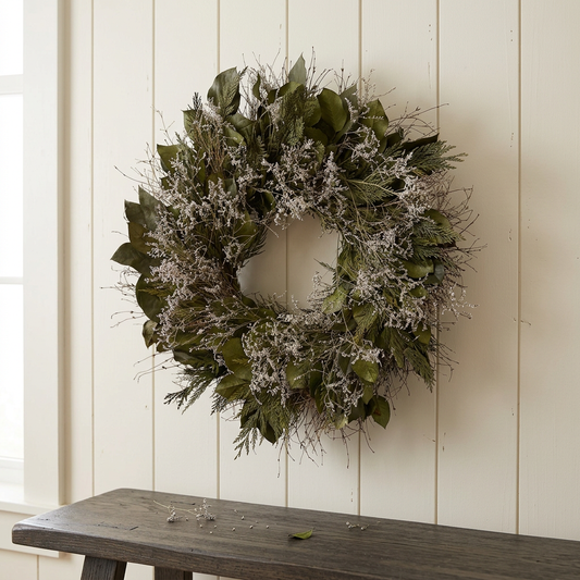 Dried and Preserved Verdant Grove Wreath