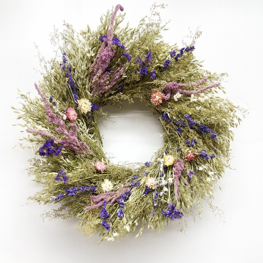 Dried Heirloom Petals Wreath