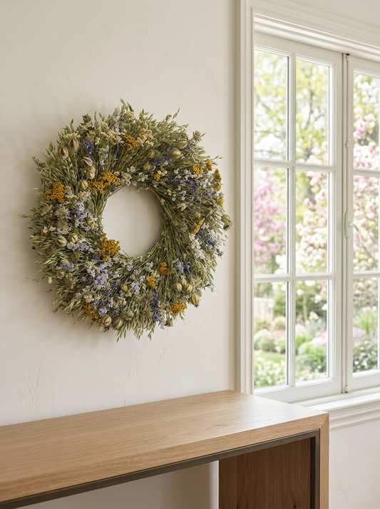 Dried Prairie Lullaby Wreath