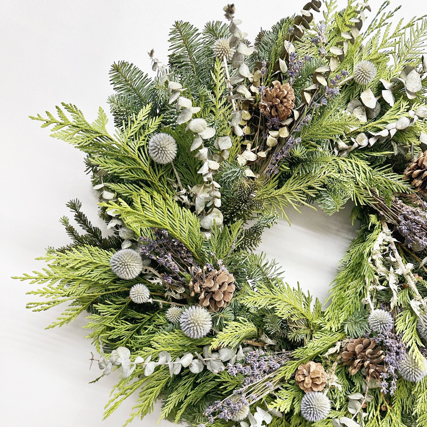 Fresh Evergreens Array Wreath
