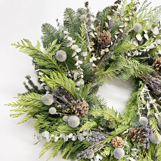 Fresh Evergreens Array Wreath