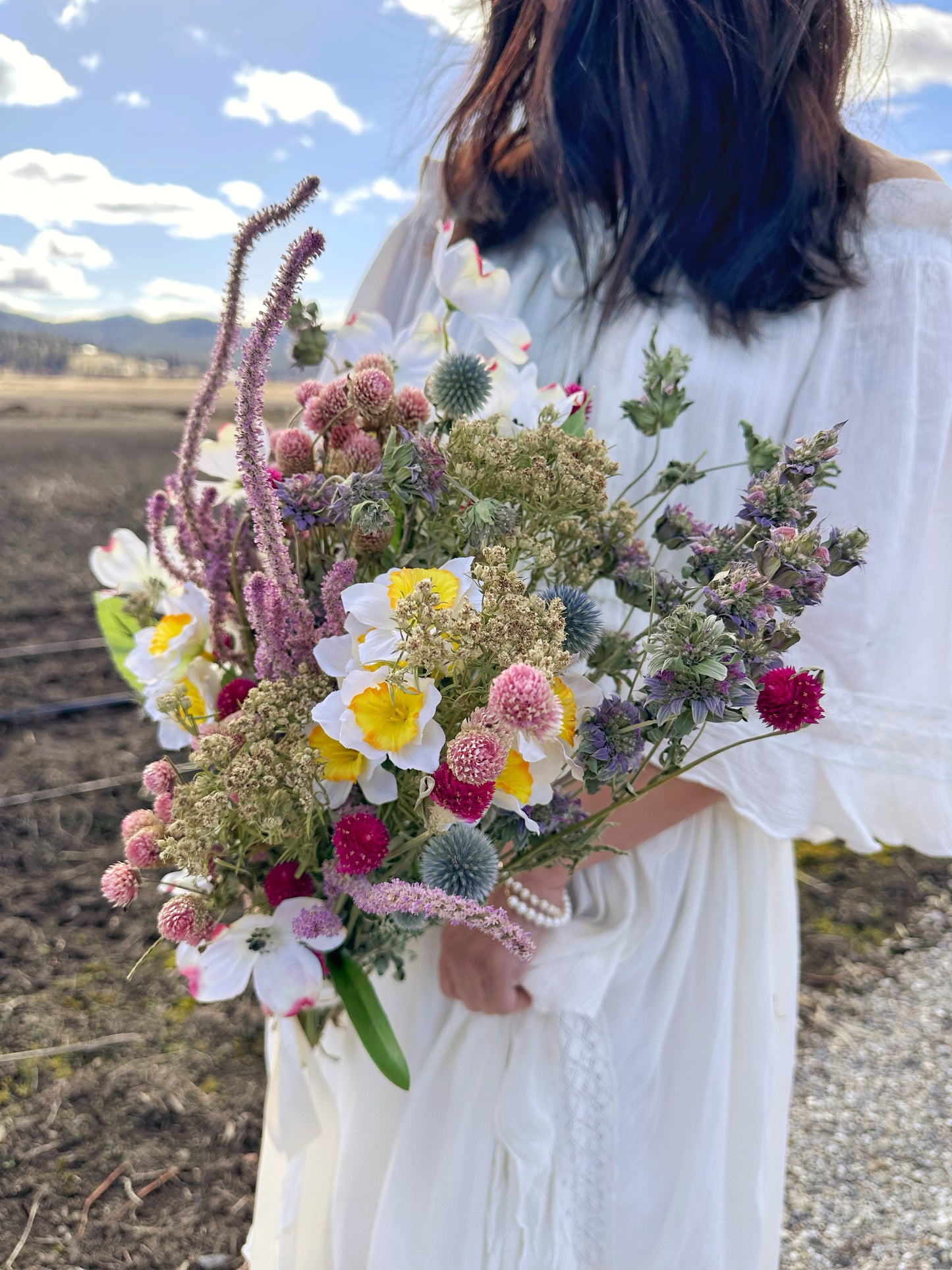 Faux and Dried Mother’s Day Bouquet