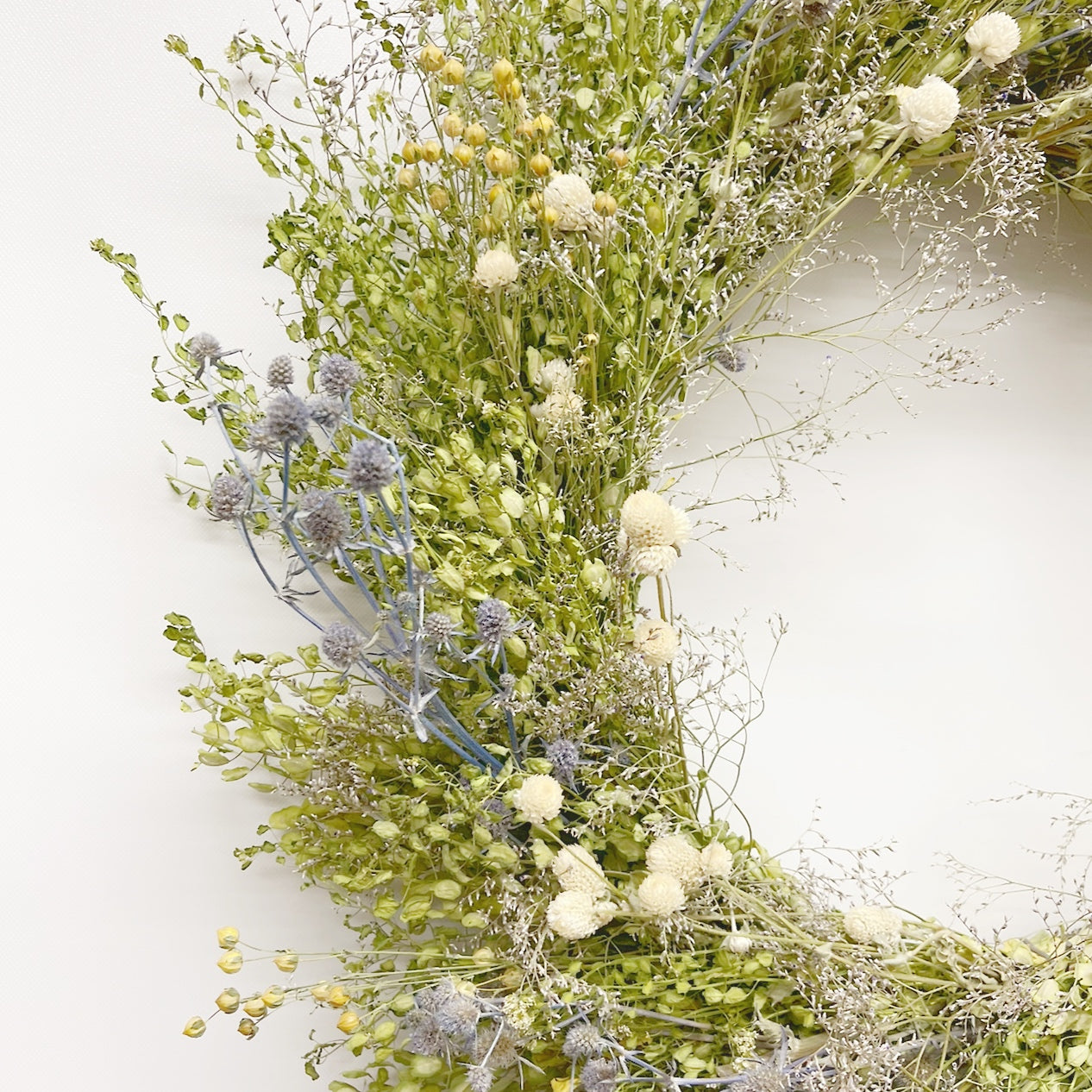 Dried Pennycress Petals Wreath