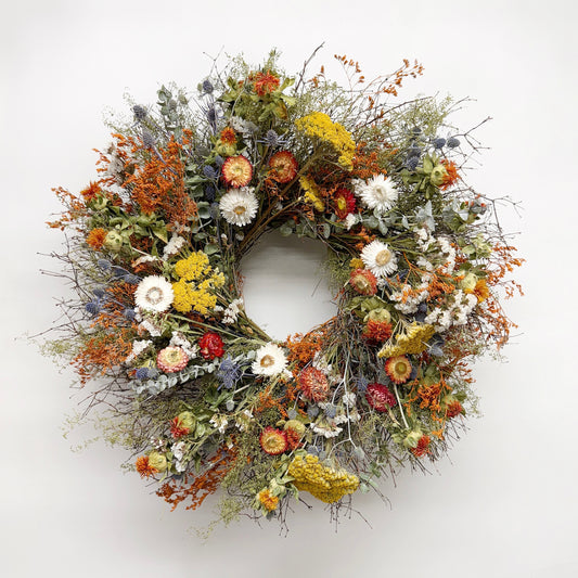 Dried Bloom Botanicals Wreath
