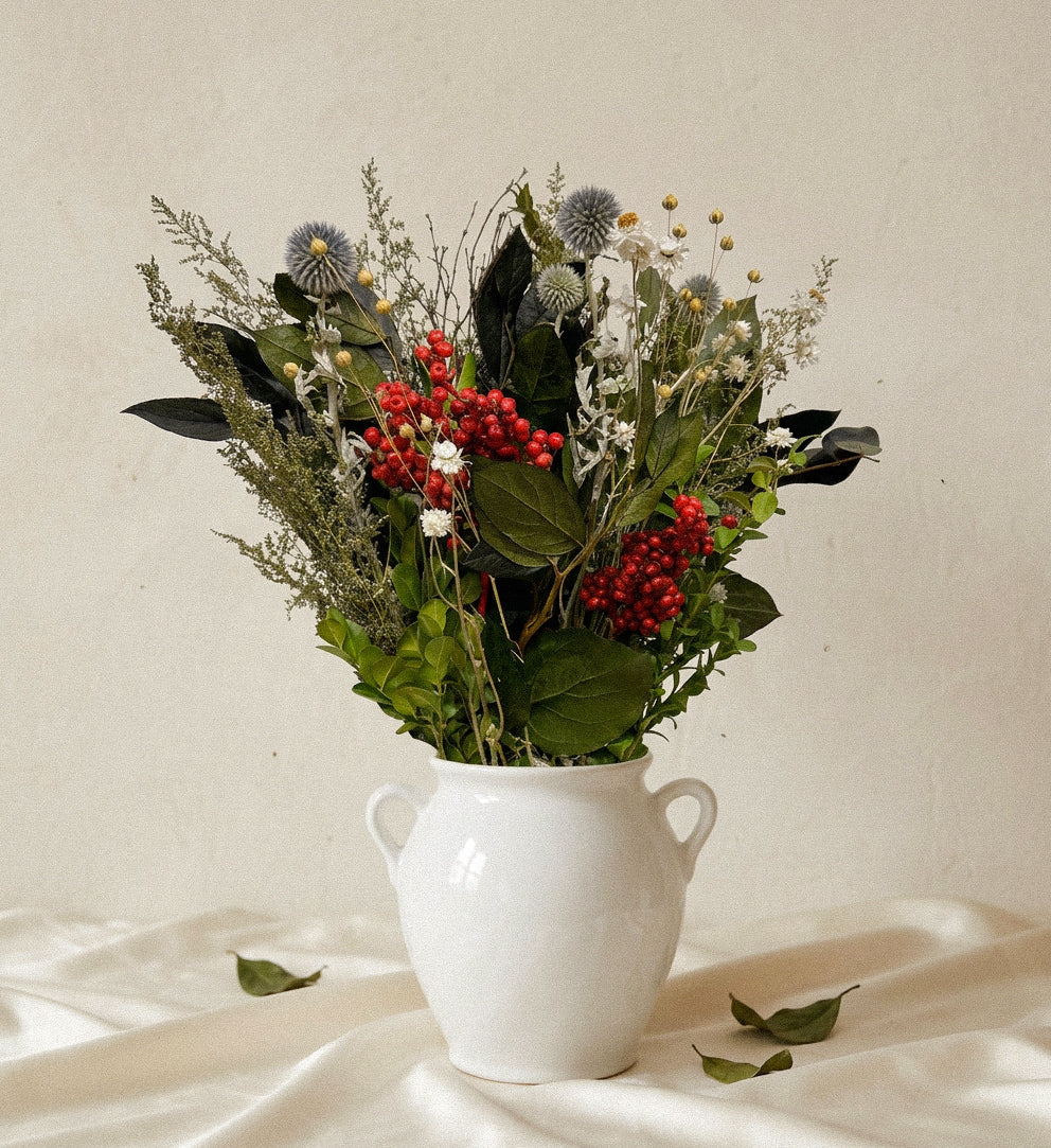 Dried and Preserved Winter Thornbloom Bouquet
