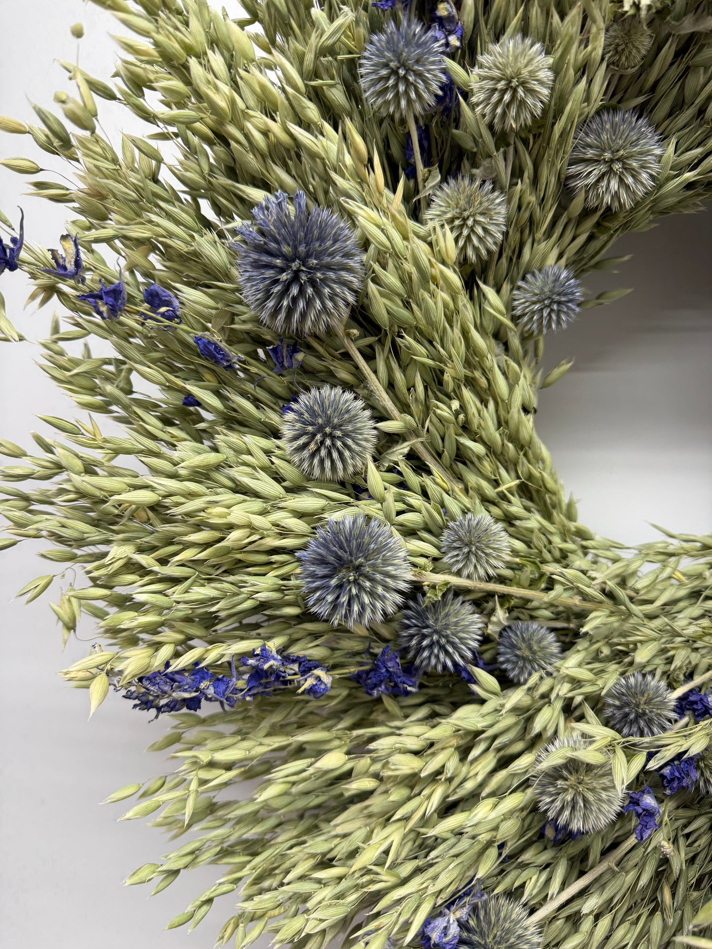 Dried Highland Blues Wreath