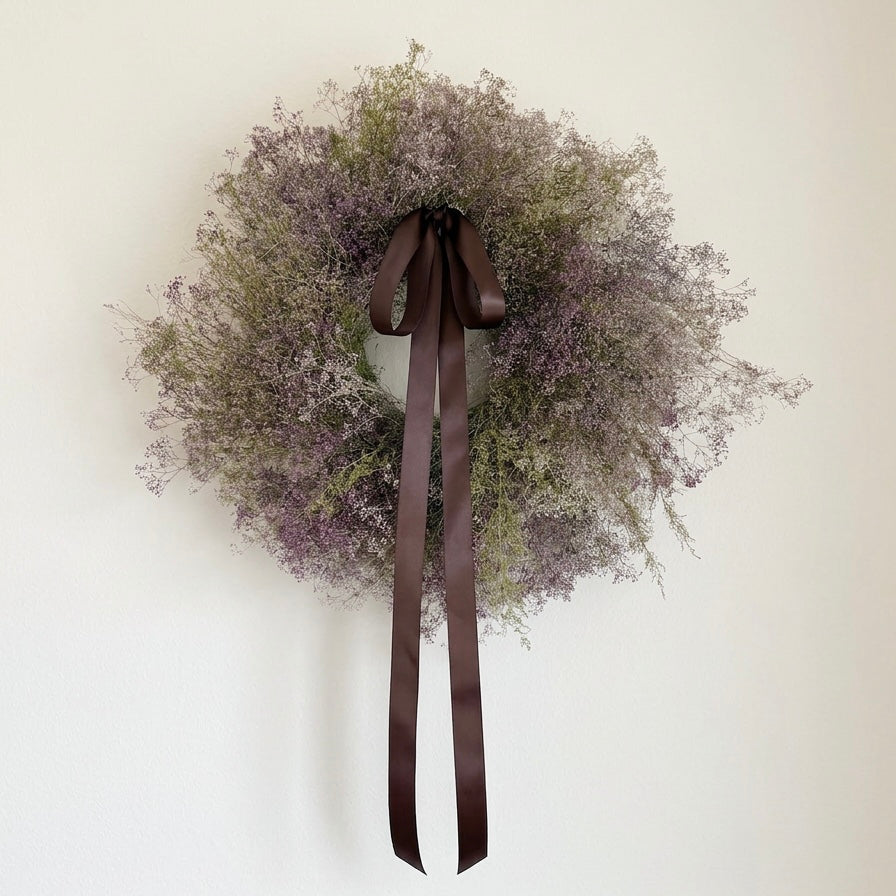Dried Sepia Halo Wreath