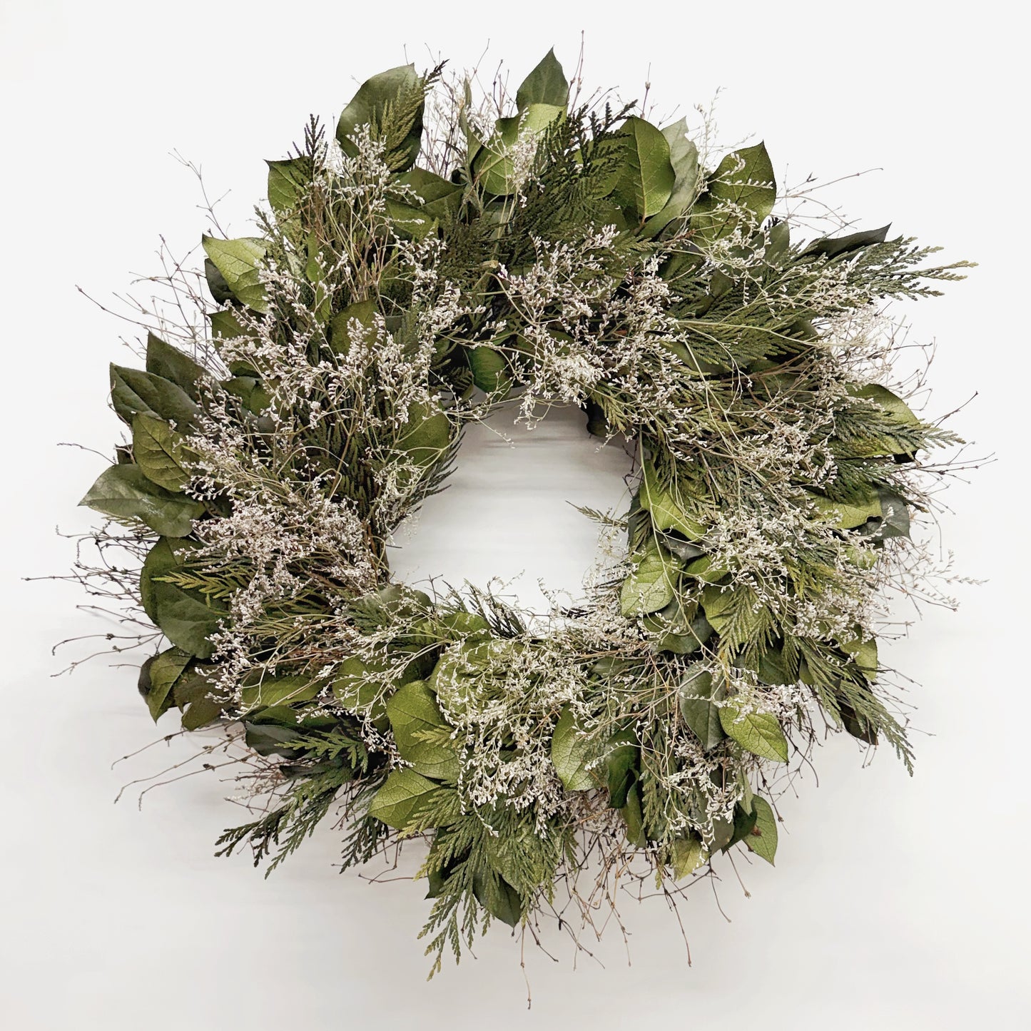 Dried and Preserved Verdant Grove Wreath