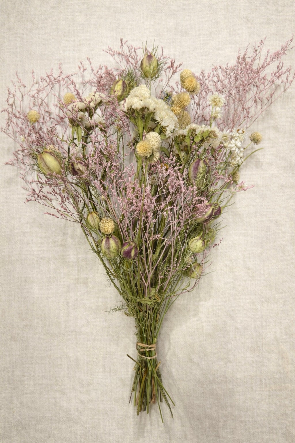 Dried Celestine Pink Bouquet