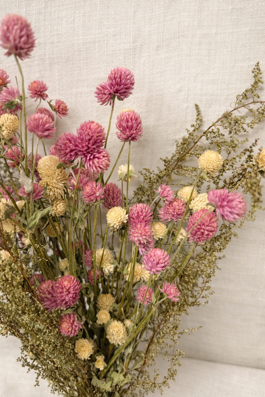 Dried Chateau Globe Bouquet
