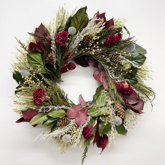 Dried and Preserved Mulberry Winter Wreath
