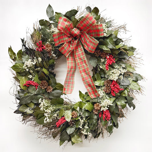 Dried and Preserved Northwood’s Holiday Wreath