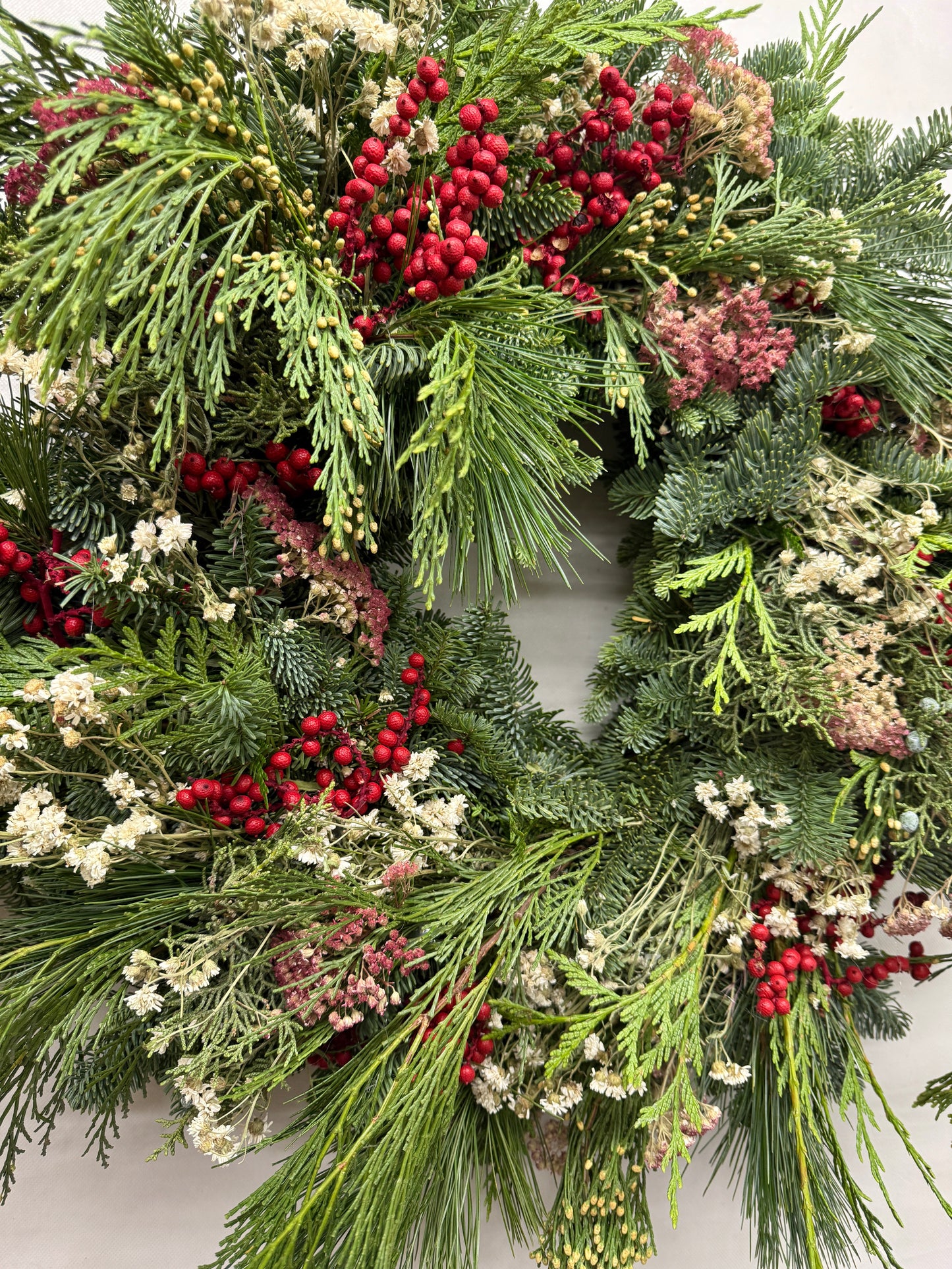 Fresh Evergreens Northern Berry Wreath