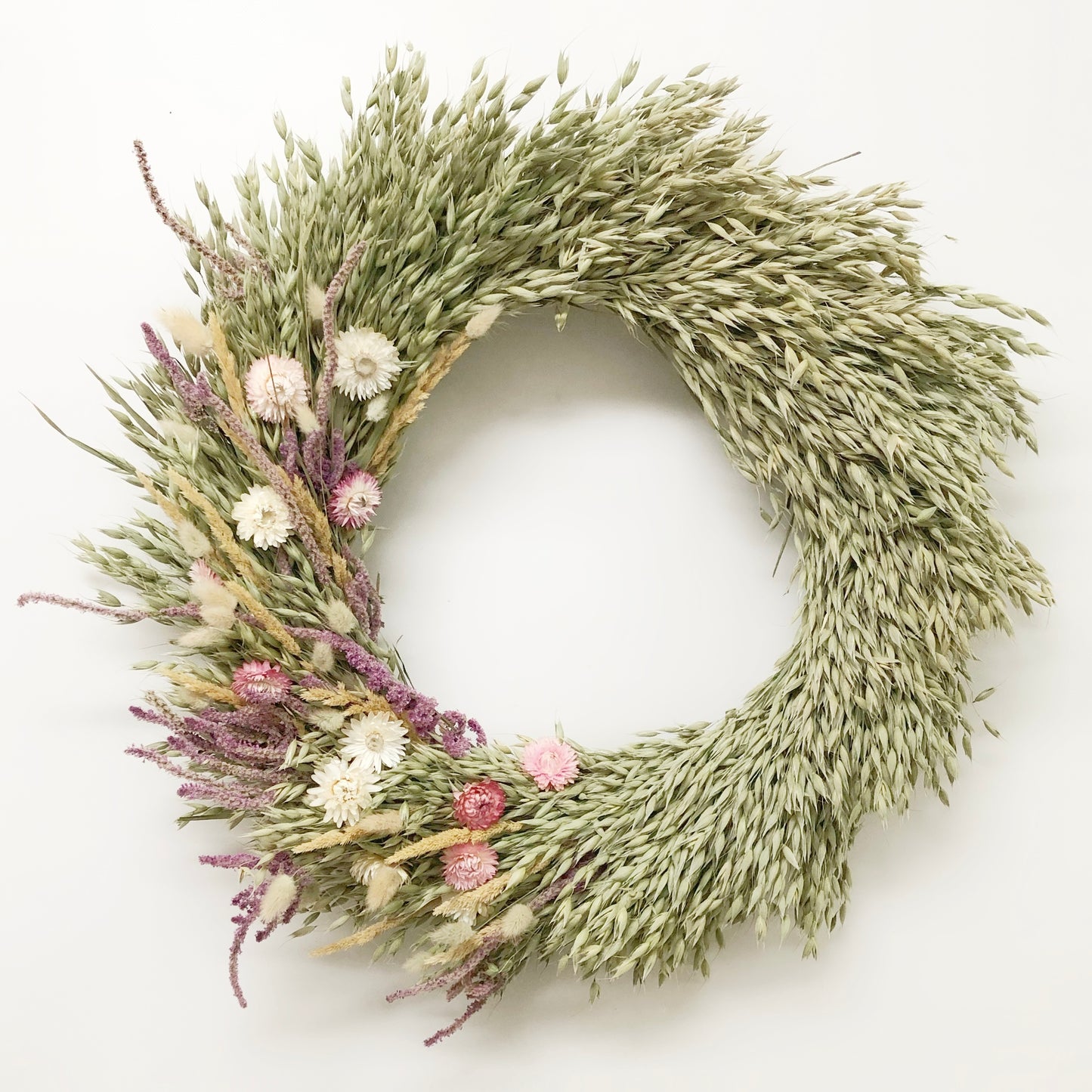 Dried Blooming Meadows Wreath