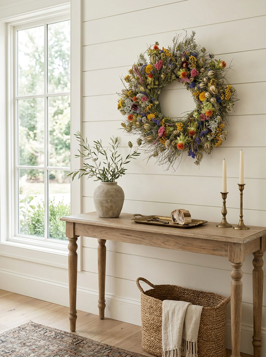 Dried Petals After Rain Wreath