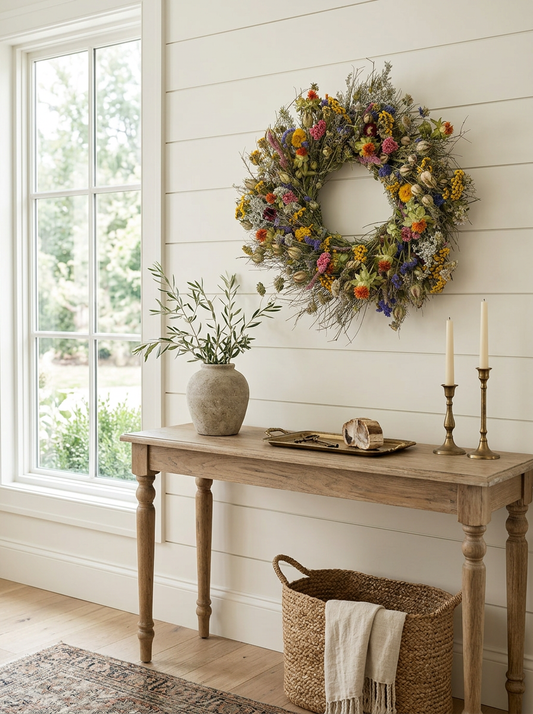 Dried Petals After Rain Wreath