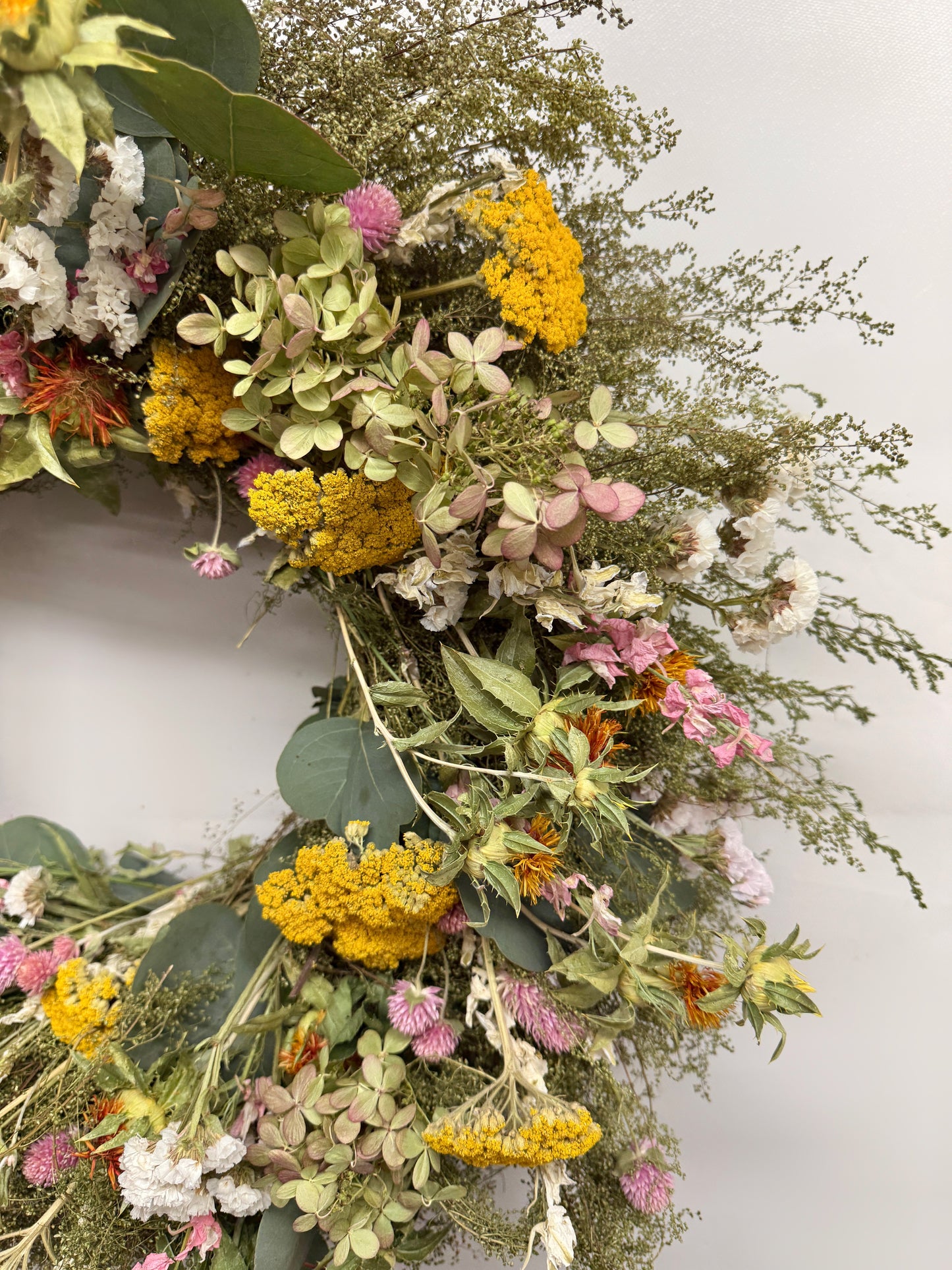Dried Hydrangea Meadowlight Wreath