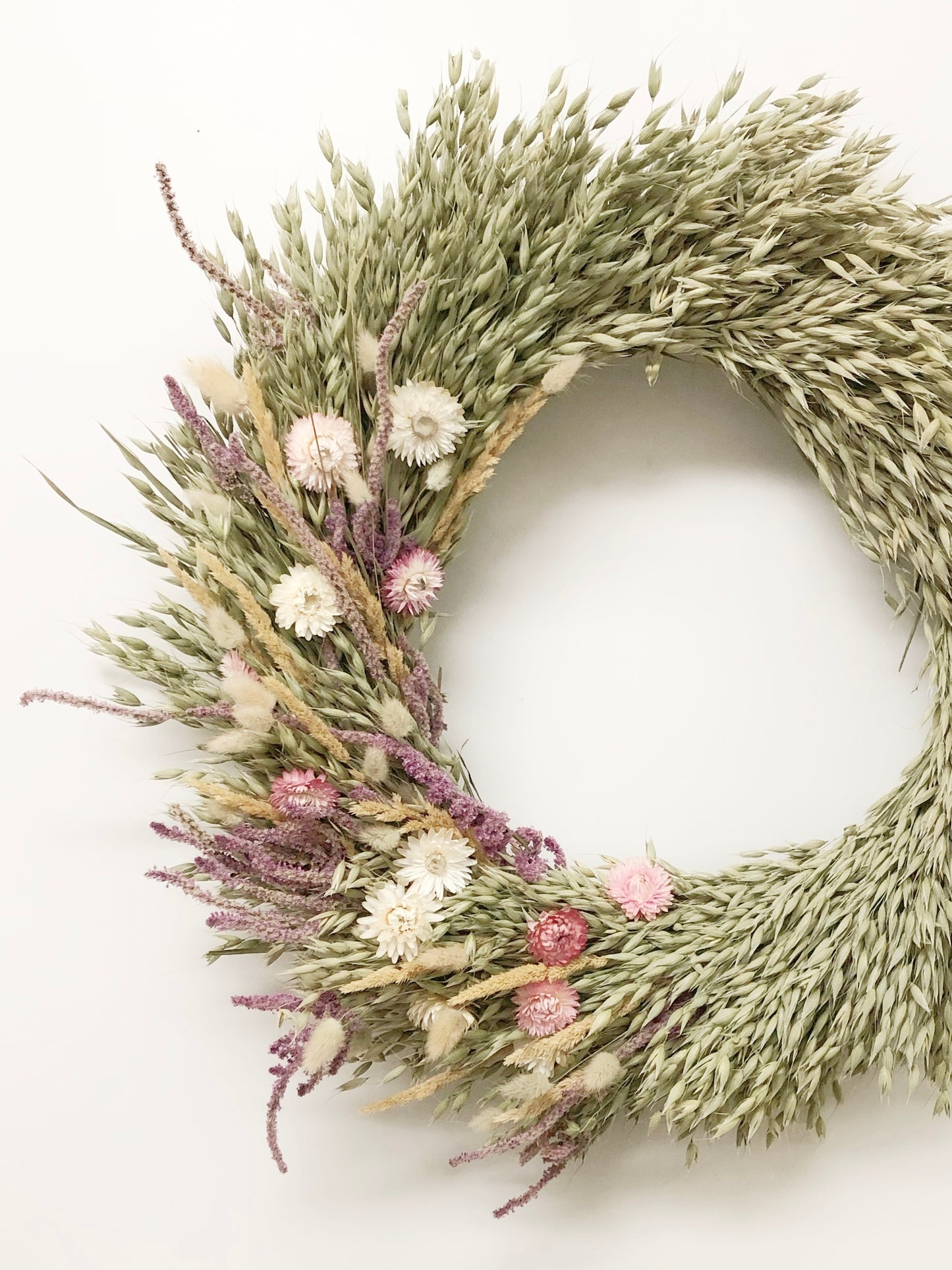 Dried Blooming Meadows Wreath