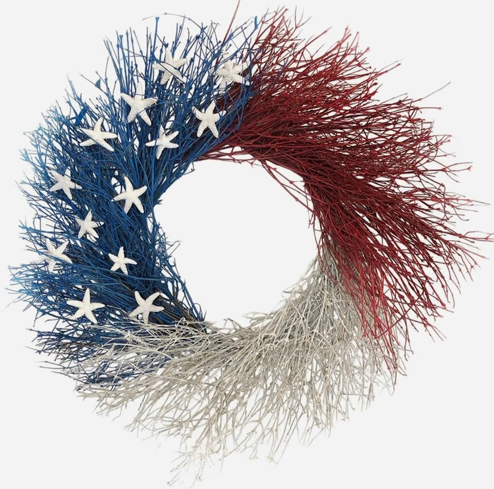 Dried 13 Colonies Wreath