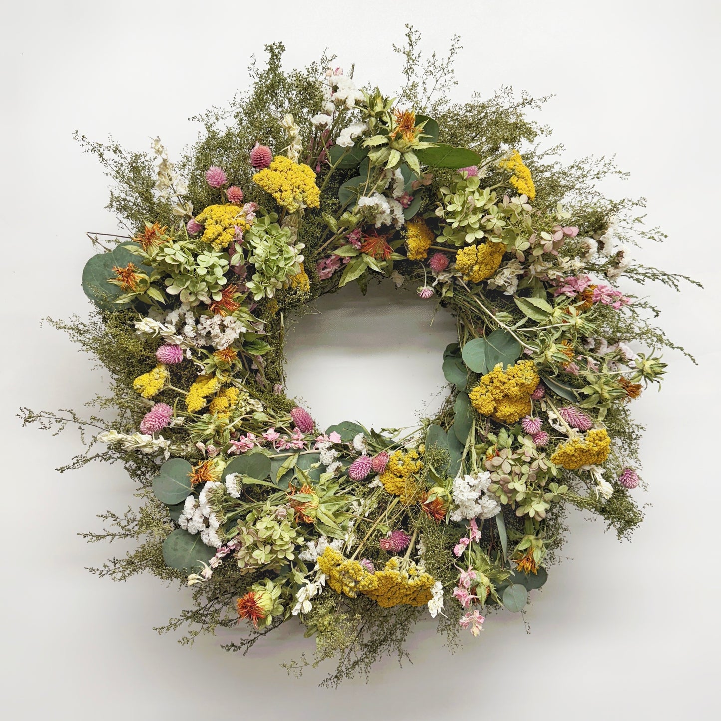 Dried Hydrangea Meadowlight Wreath