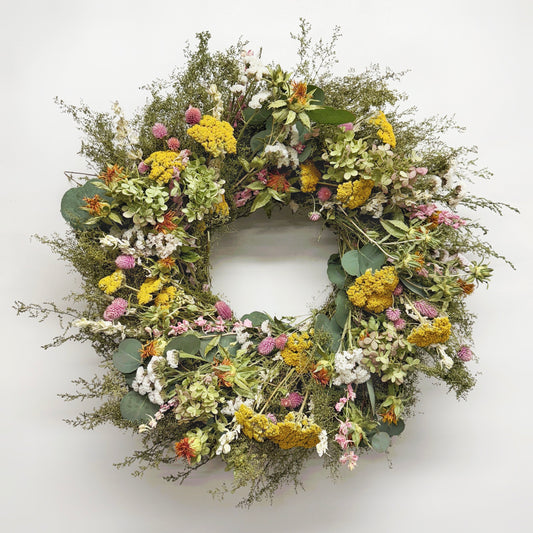 Dried Hydrangea Meadowlight Wreath