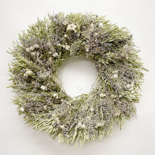 Dried Willowmist Wreath