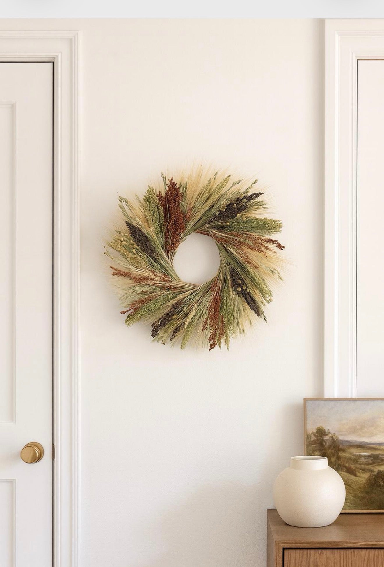Dried Feathered Friends Wreath
