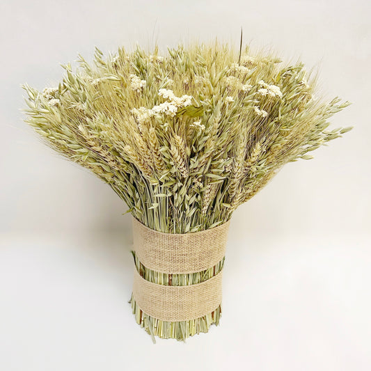 Dried Field Oats Stack Centerpiece