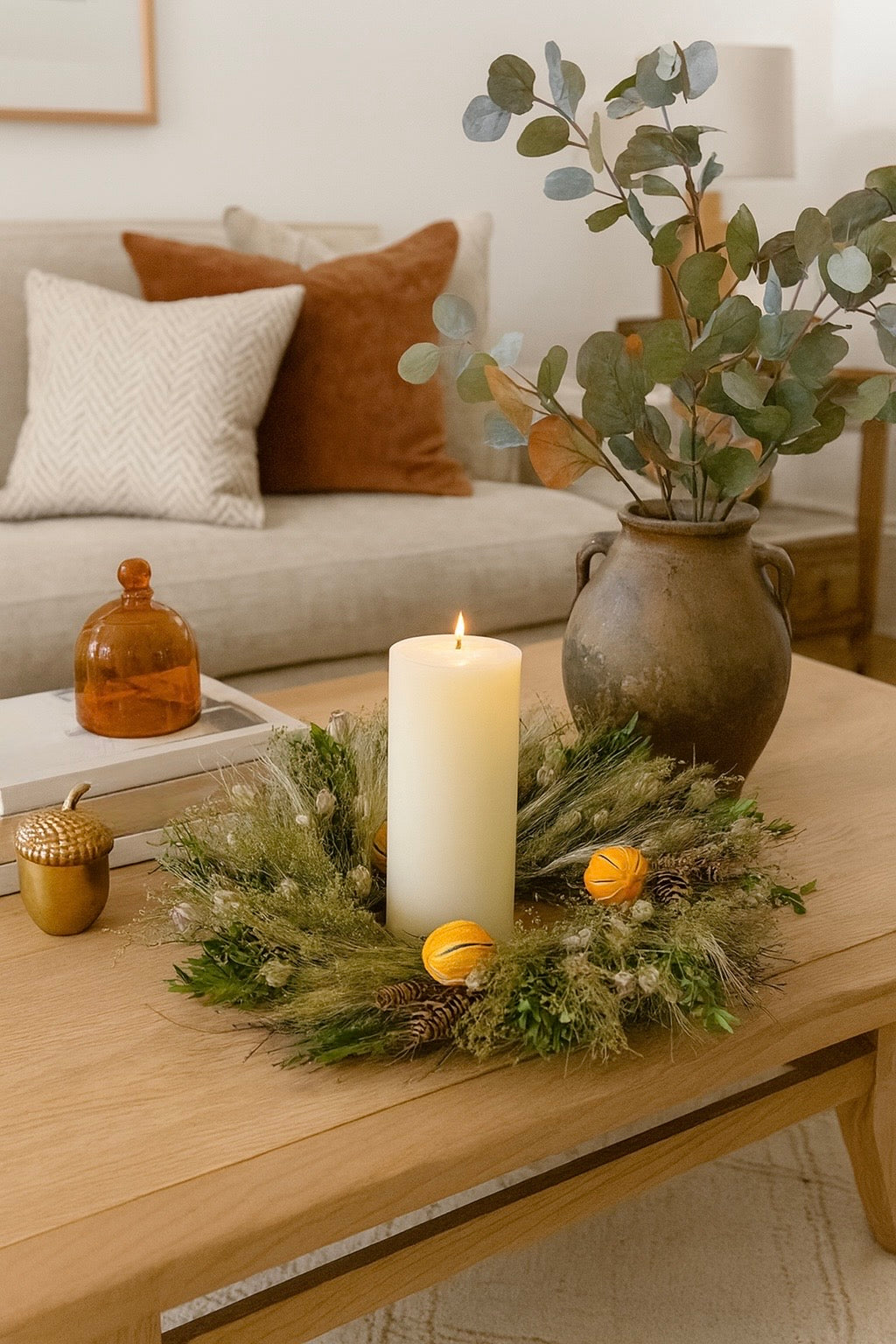 Dried Pines Orchard Wreath
