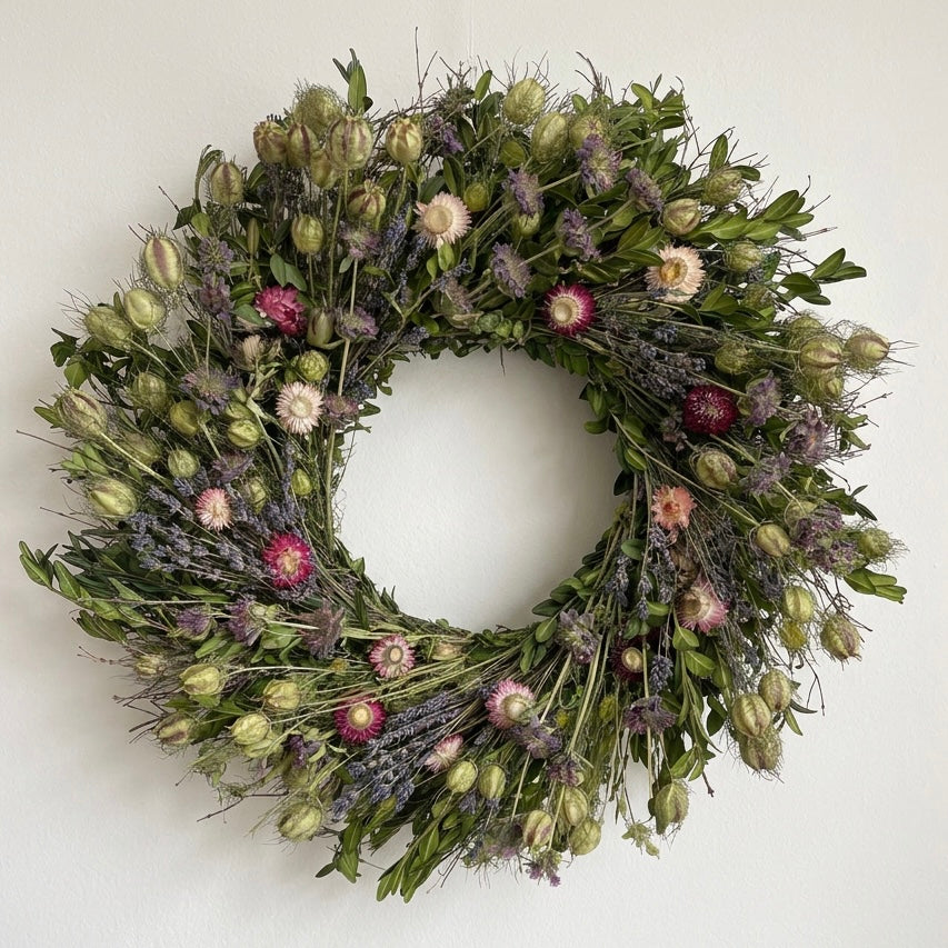 Dried Lavender Whisper Wreath
