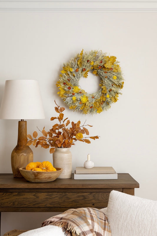 Dried Oak Aurelia Wreath