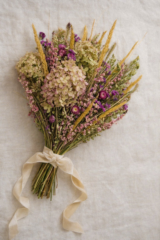 Dried Premium Hydrangea Love Letter Bouquet
