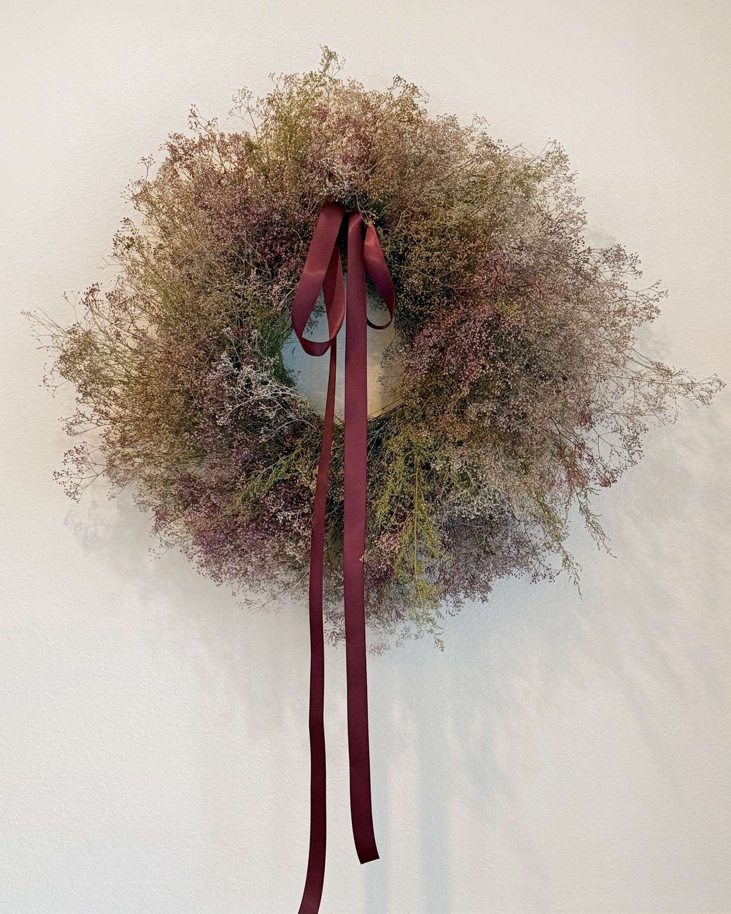 Dried Satin Mist Wreath
