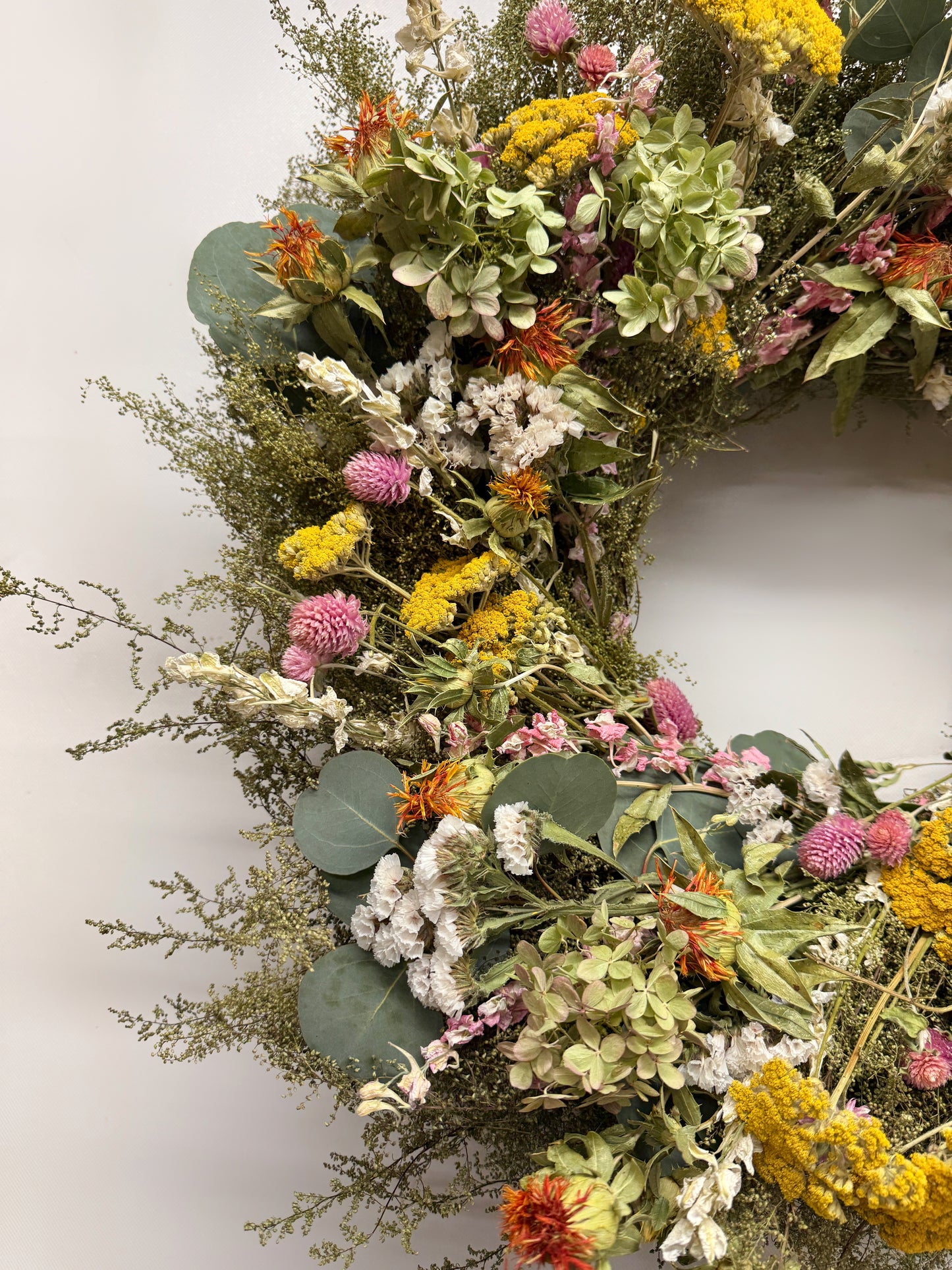 Dried Hydrangea Meadowlight Wreath