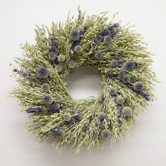 Dried Highland Blues Wreath