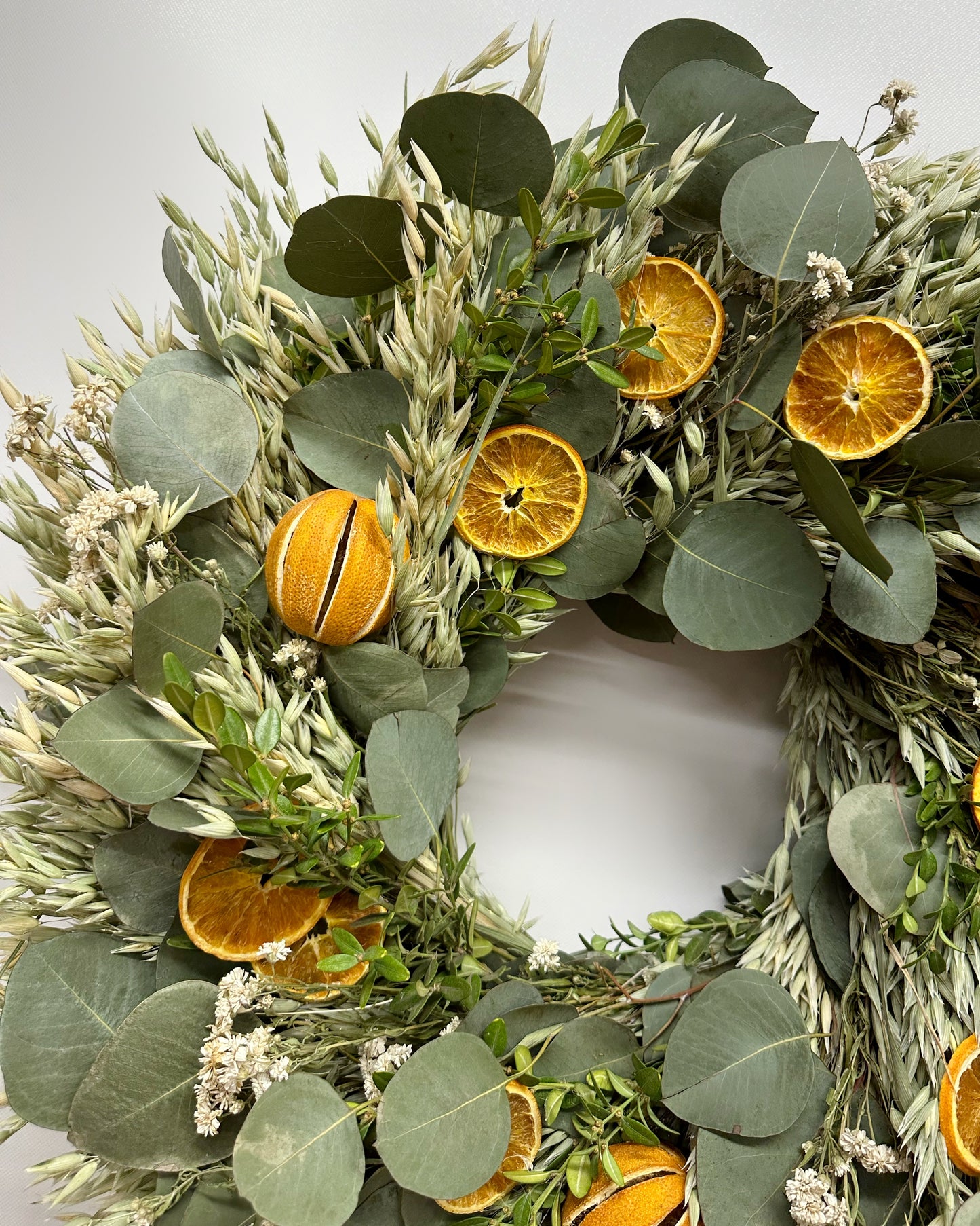 Dried Coastal Citrus Wreath