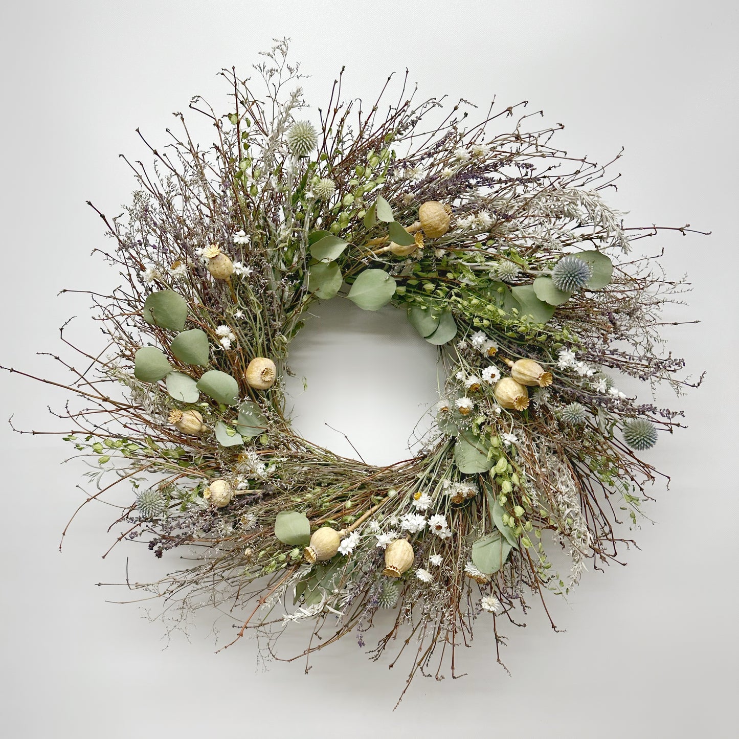 Dried Ethereal Greens Wreath