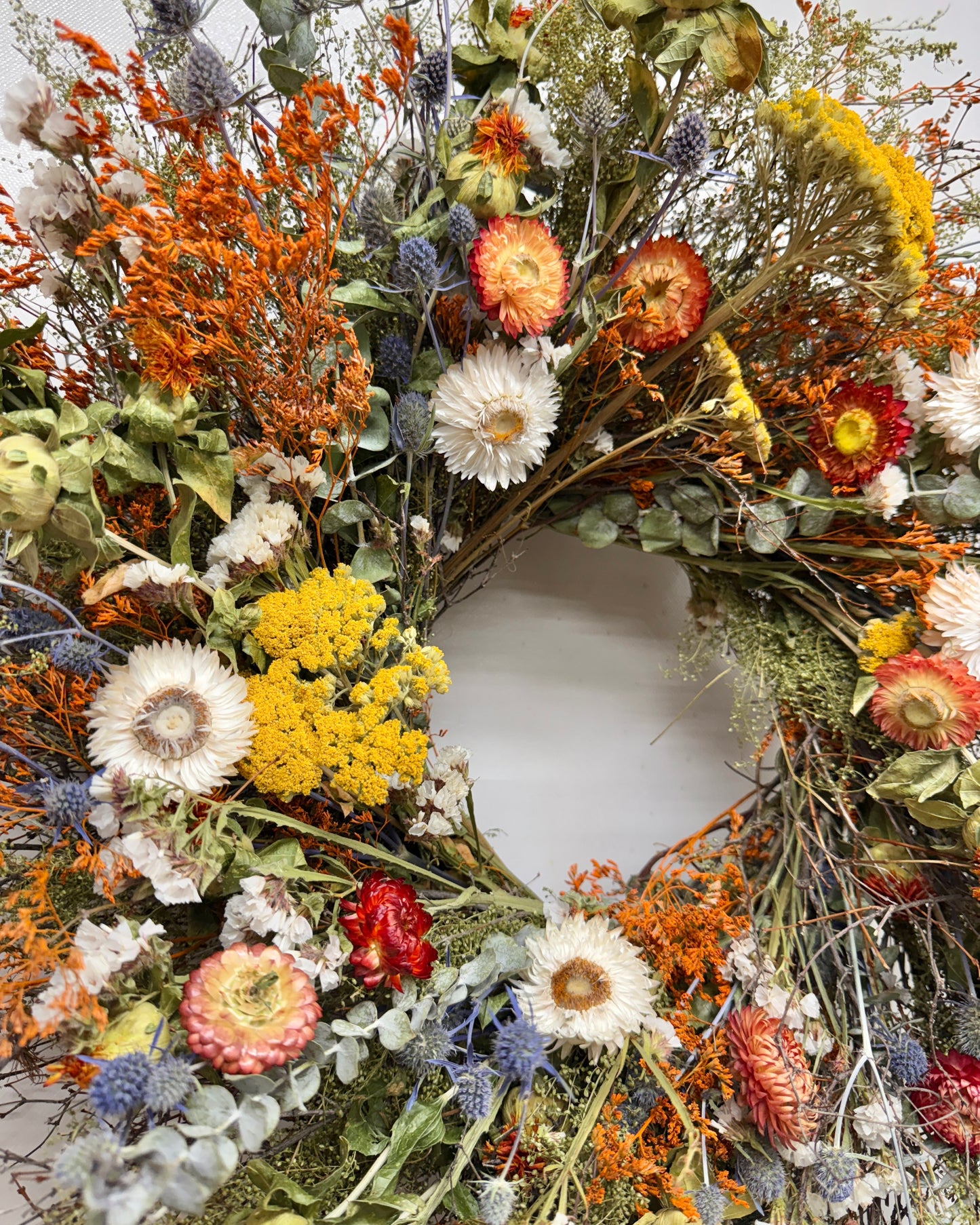 Dried Bloom Botanicals Wreath