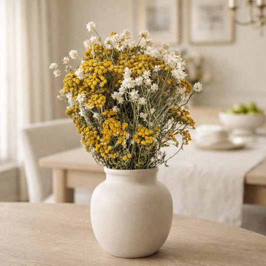Dried Daisies and Tansy Bouquet