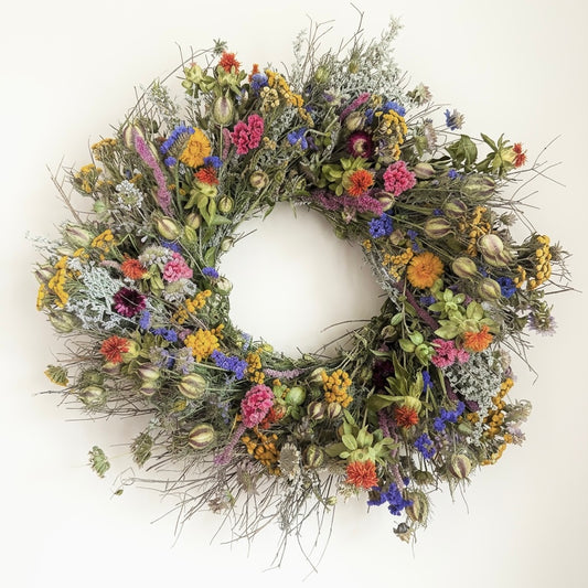 Dried Petals After Rain Wreath