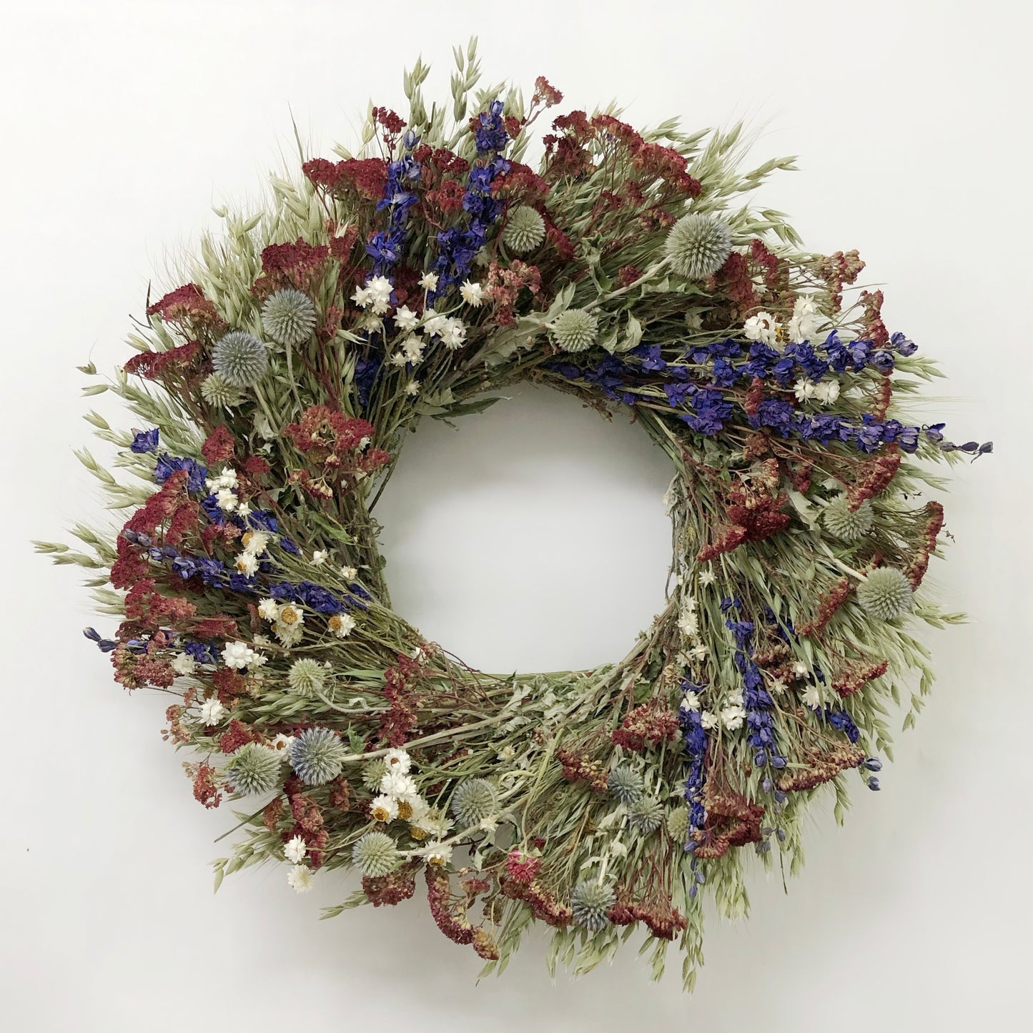 Dried American Botanical Wreath