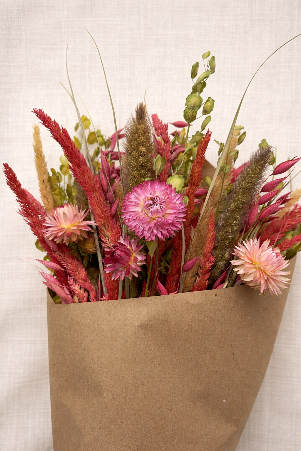Dried Berry Pinks Bouquet