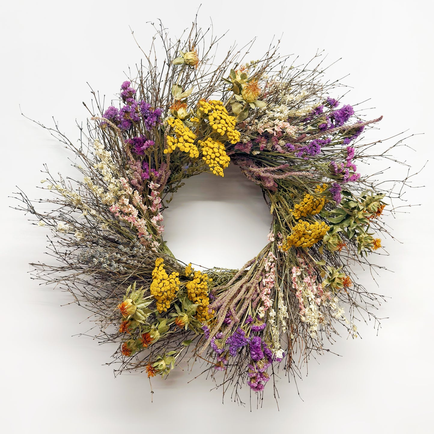 Dried Twigs and Prairie Wreath