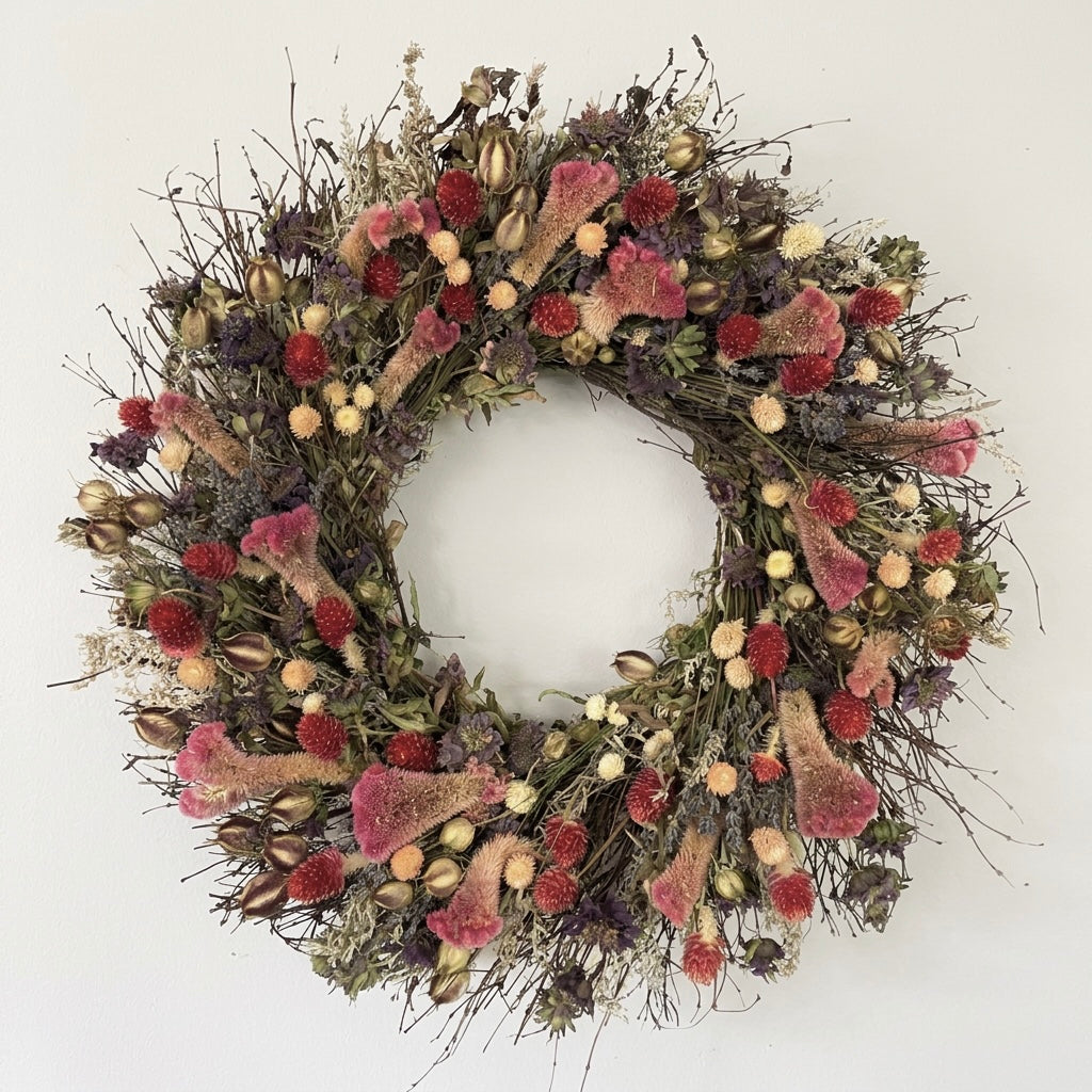 Dried Herbal Flower Fest Wreath