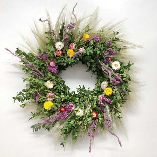 Dried Over the Rainbow Wreath