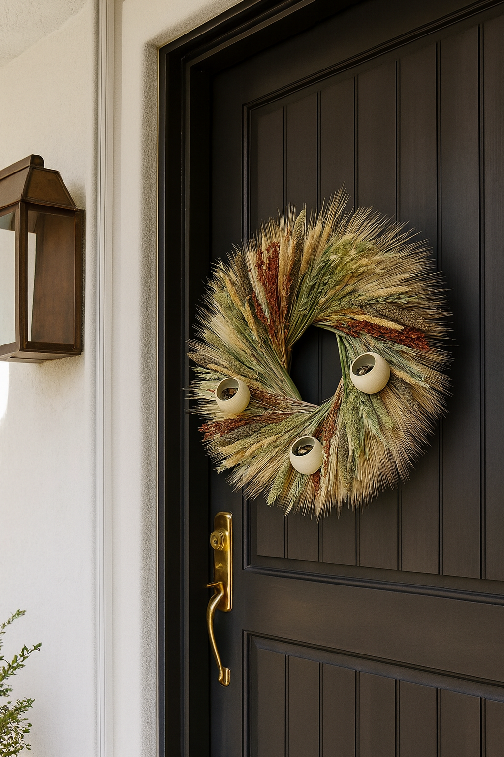 Dried Circle of Life Bird Feeder Wreath