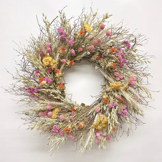 Dried Spring Nectar Wreath