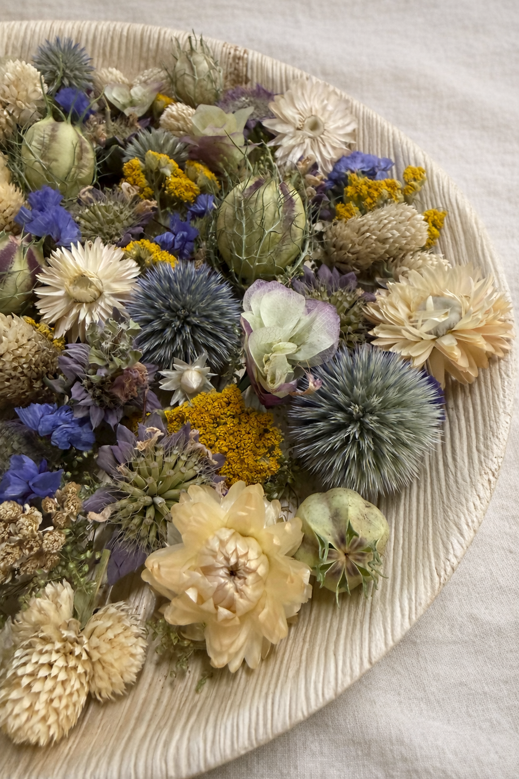 Dried Sunlight Pan Floral Palm Leaf Wall Art