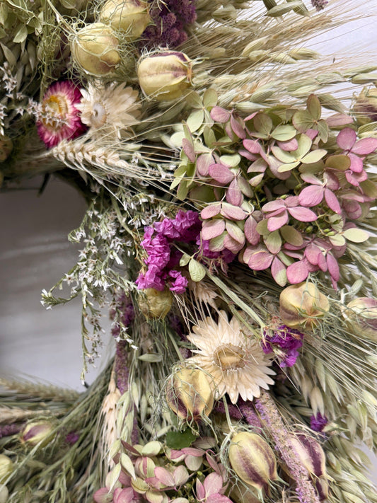 Dried Limelight Grace Wreath