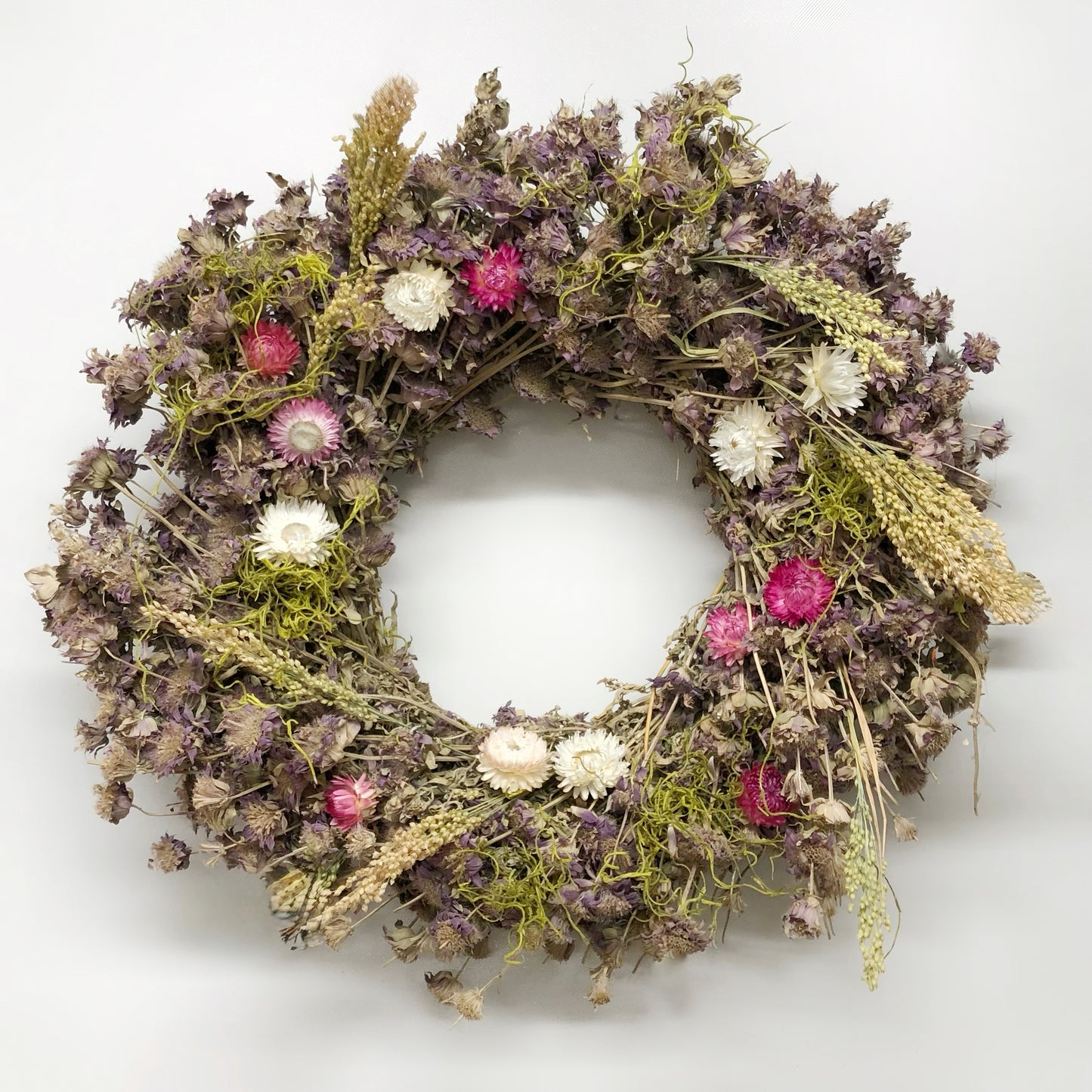 Dried Moss and Sprig Wreath